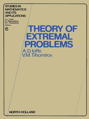 cover image of Theory of Extremal Problems